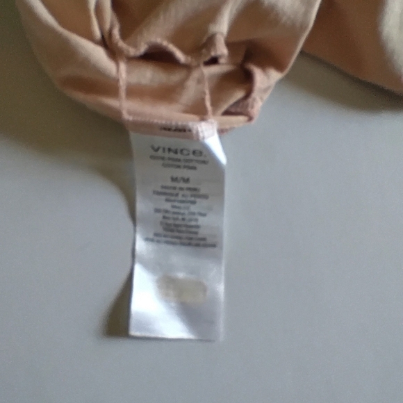 NWOT Vince Crew Neck Tee Size M Rose Nectar New NO TAG - Picture 3 of 4